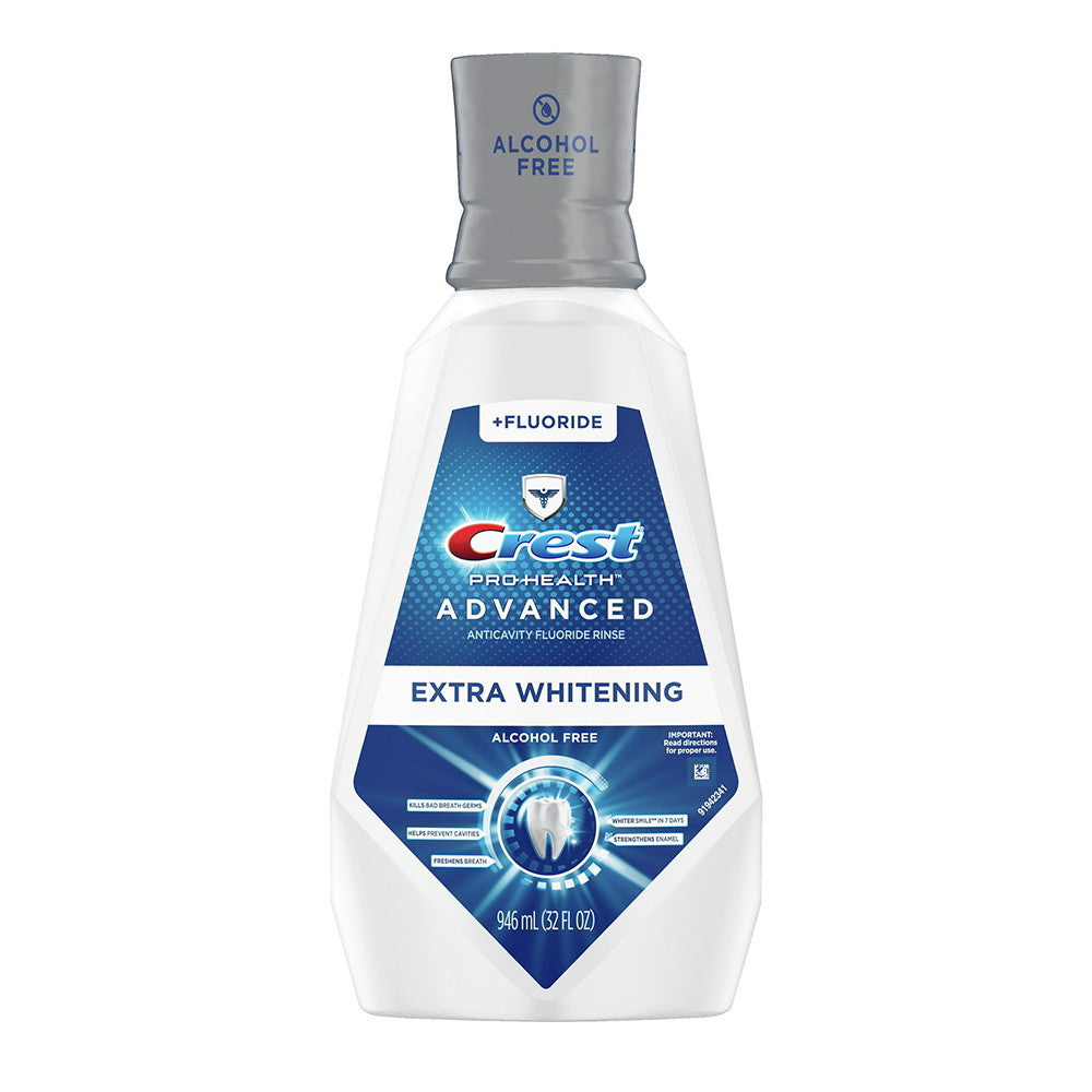 Crest Pro Health Advanced Mouthwash Alcohol Free, Mint, 32 Oz